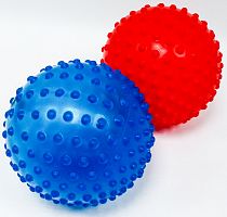 Мяч массажный с шипами 20 см, 1 штука Тех-пласт