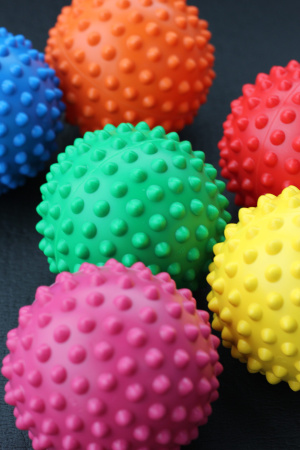 Мячи мягкие массажные Easy Grip Set 10 см, 2 штуки Ledraplastic