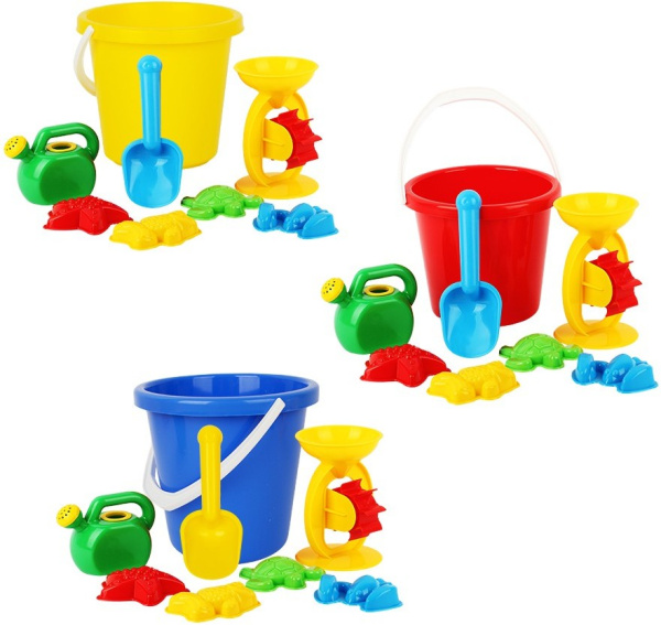 Песочный набор с мельницей 8 предметов СТРОМ