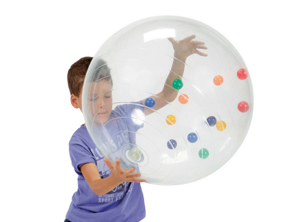 Мяч гимнастический фитбол ACTIVITY BALL 50 см с шариками Ledraplastic