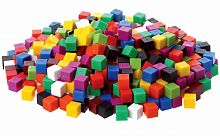 Материал дидактический счетный Кубики 1 см, 1000 штук