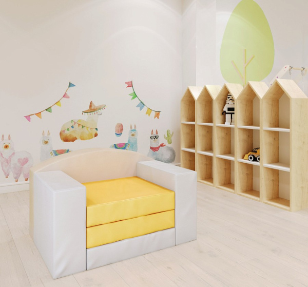 Мягкие игровые блоки Кресло Pastel Romana