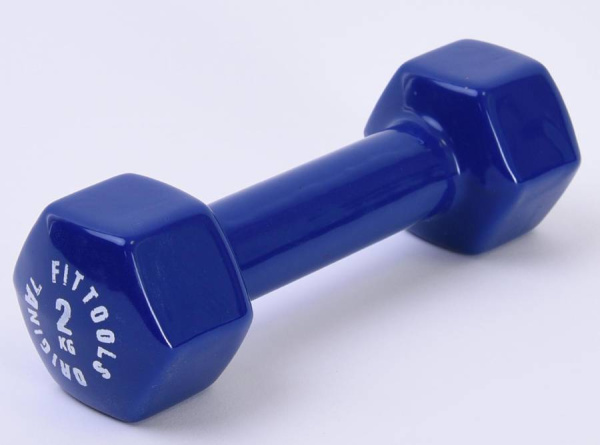 Гантель в виниловой оболочке 2 кг Original Fit.Tools