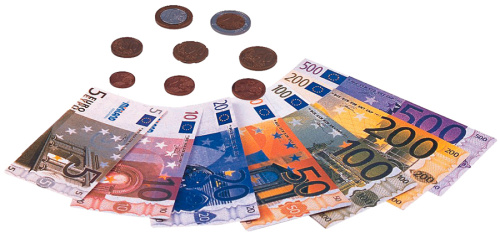 Набор Евро, 28 купюр и 80 монет Miniland
