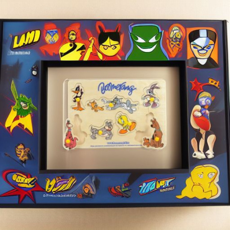 Рамка-вкладыш Герои мультфильмов  ЛЭМ