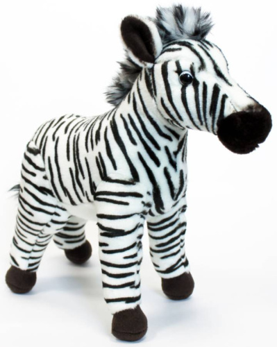 Игрушка мягкая Зебра 31 см LEOSCO