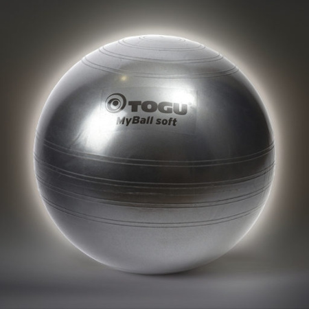 Гимнастический мяч TOGU My Ball Soft 65 см черный перламутровый