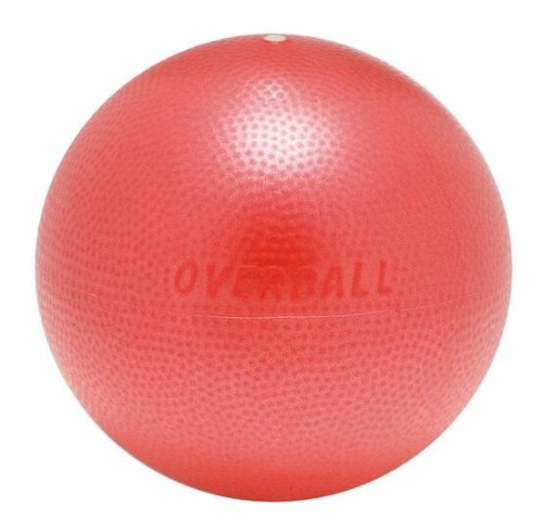 Мяч легкий OVER BALL 23 см красный Ledraplastic