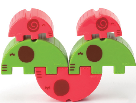 Конструктор Цирковые слоники, 32 детали Weplay