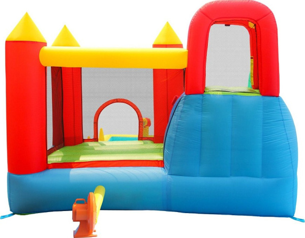 Надувной батут с горкой Прыжок и всплеск Happy Hop