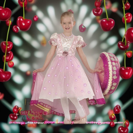 Балерина розовая, рост 110 Widmann