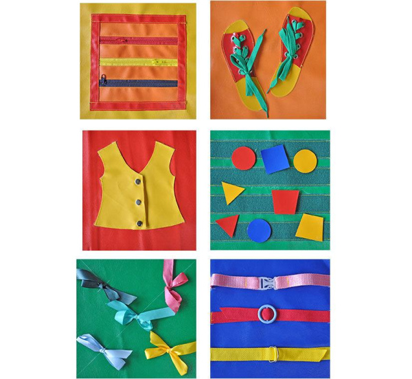 Мягкий развивающий Кубик Умные ладошки Romana