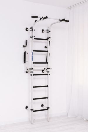 Шведская стенка S10 белый антик/золото