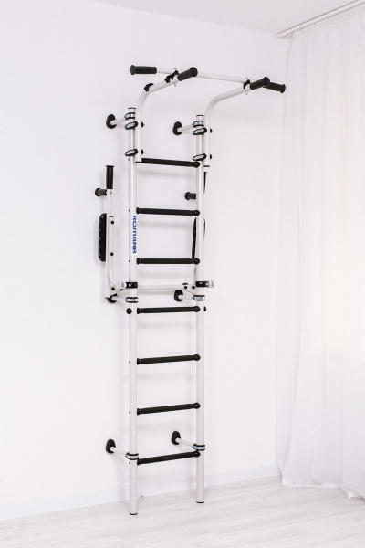 Шведская стенка S10 белый антик/золото