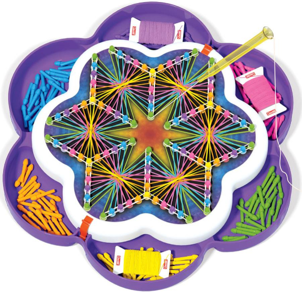 Мозаика-шнуровка Creativo String Art Мандала Quercetti