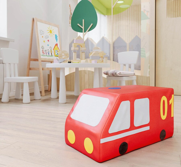 Мягкий игровой модуль Фургон Пожарная машина Romana