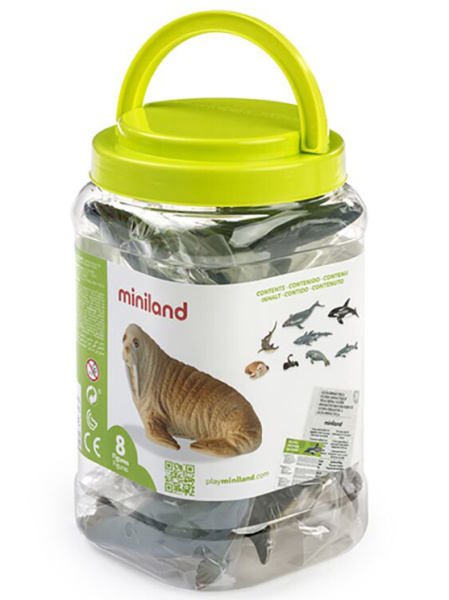 Морские животные, 8 фигурок Miniland