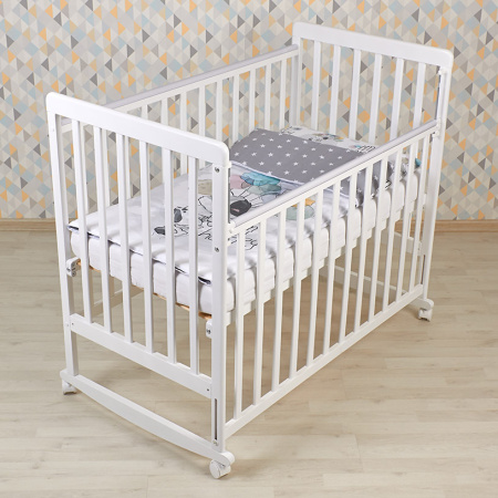 Кроватка детская 323-01 белая Фея