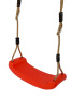 Качели подвесные Лодочка красные