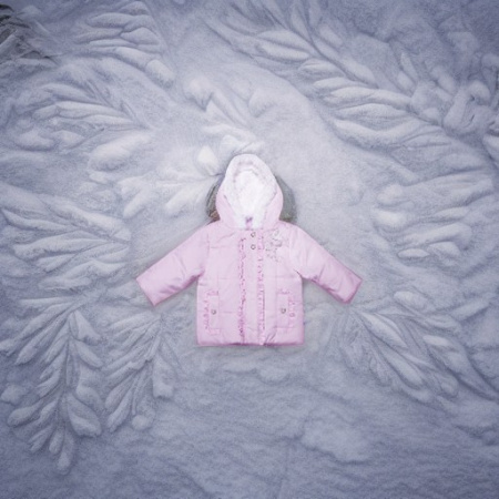 Куртка утепленная с вышивкой (розовая), 4 года Bon Bebe