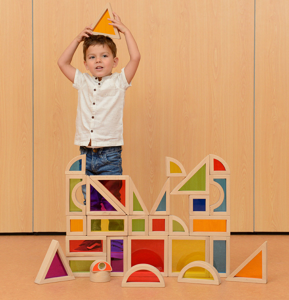 Радужные блоки, 30 штук Masterkids