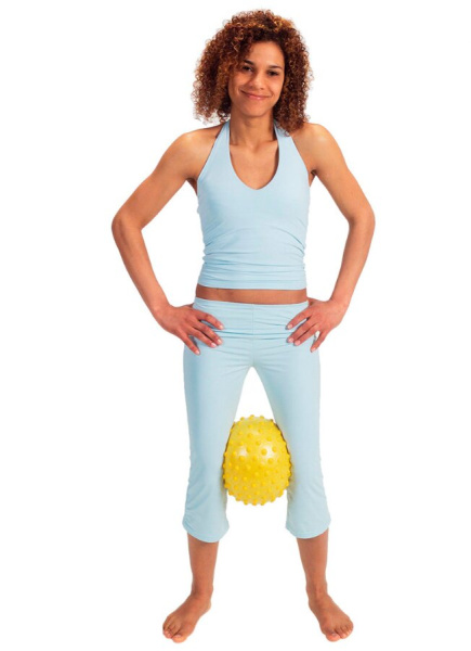 Мяч массажный SENSYBALL 20 см, желтый Ledraplastic